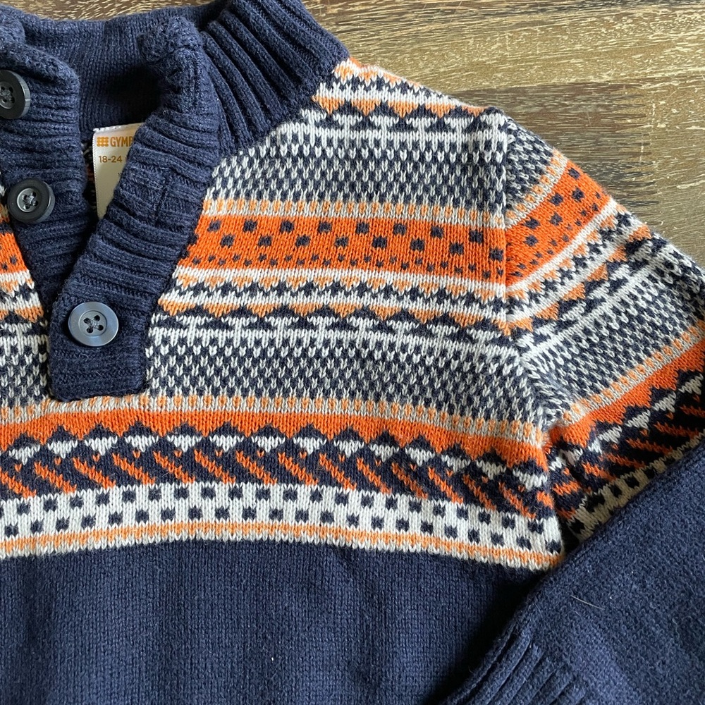 SOLD Gymboree knit autumn sweater, 18-24 months - Picture 7 of 9